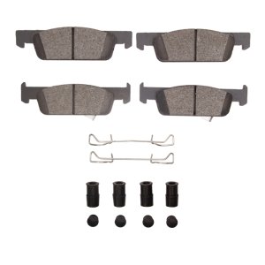 Smart Fortwo Brake Pads - Front - DFC - 4000 HybriDynamic - `16-`19