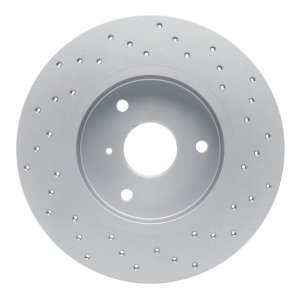 Smart Fortwo Brake Rotor (1) - Front Left - DFC - Drilled Geoperformance - `05-`16