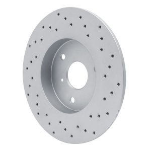 Smart Fortwo Brake Rotor (1) - Front Left - DFC - Drilled Geoperformance - `05-`16