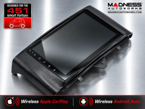 smart 451 Radio Head Unit Upgrade System w/ install Kit- '2011-on T4