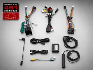 smart 451 Radio Head Unit Upgrade System w/ install Kit- '2011-on T4