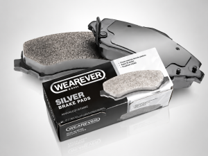 smart fortwo Brake Pads - 451 model - Front - Wearever - Silver
