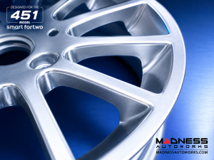 smart fortwo Wheel - 451 model - Rear - 15x5.5" - Design 1 - R72 - Replica