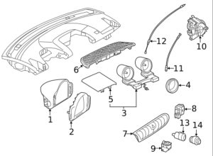 smart fortwo Upper Cover - 451 model 