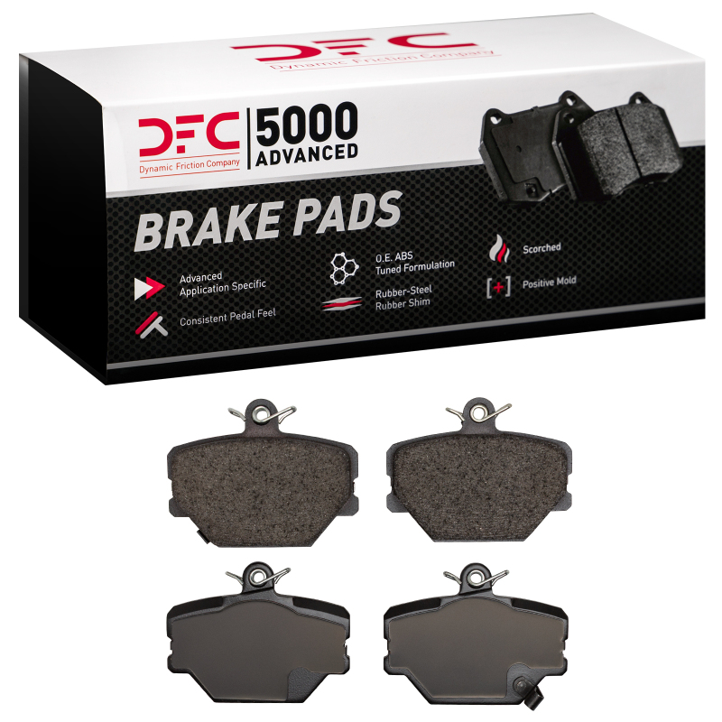 Smart Fortwo Brake Pads - Front - DFC - 5000 Advanced Low Metallic - `05-`16 Smart Fortwo Brake Pads - Front - DFC - 5000 Advanced Low Metallic - `05-`16