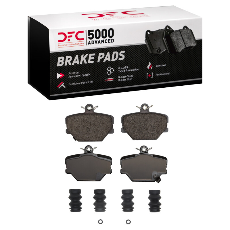 Smart Fortwo Brake Pads - Front - DFC - 5000 Advanced Low Metallic - `05-`16 Smart Fortwo Brake Pads - Front - DFC - 5000 Advanced Low Metallic - `05-`16