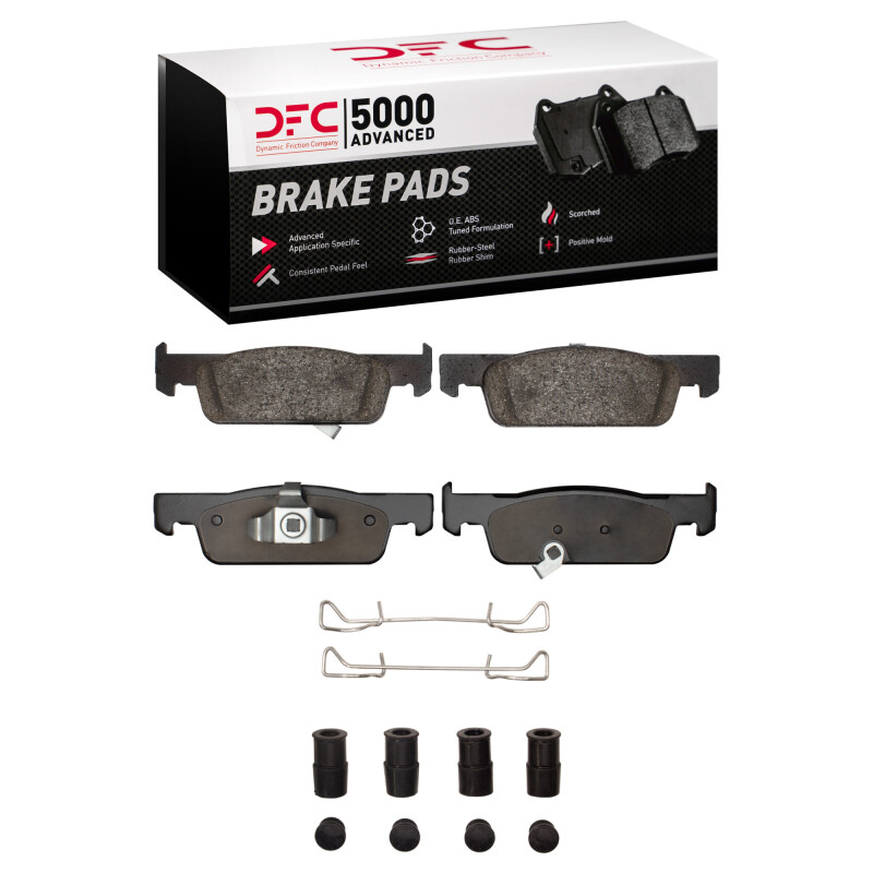 Smart Fortwo Brake Pads - Front - DFC - 5000 Advanced Ceramic - `16-`19 Smart Fortwo Brake Pads - Front - DFC - 5000 Advanced Ceramic - `16-`19