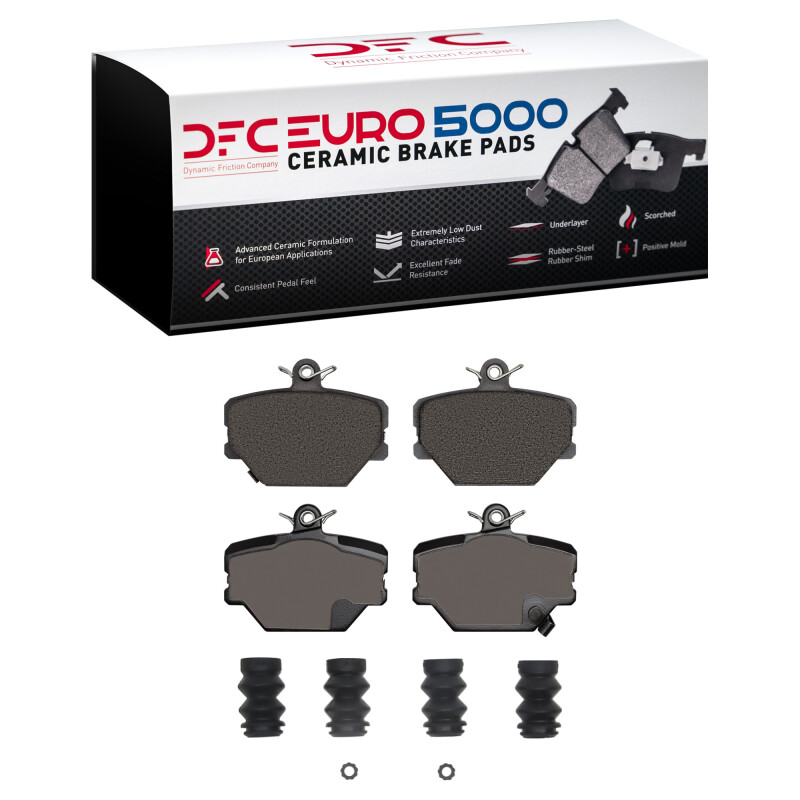 Smart Fortwo Brake Pads - Front - DFC - Euro 5000 Ceramic - `05-`16