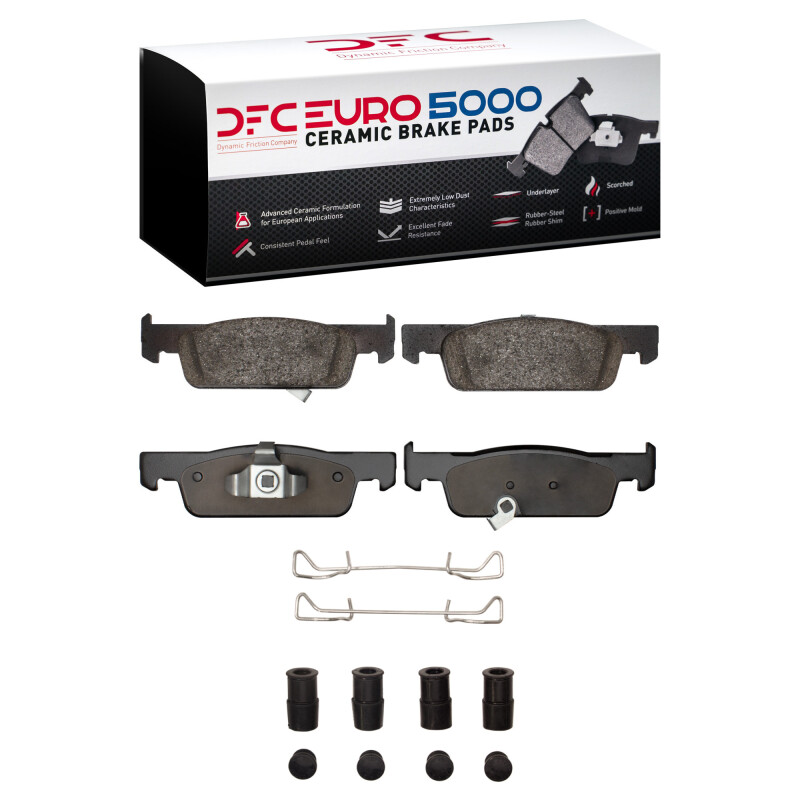 Smart Fortwo Brake Pads - Front - DFC - Euro 5000 Ceramic - `16-`19
