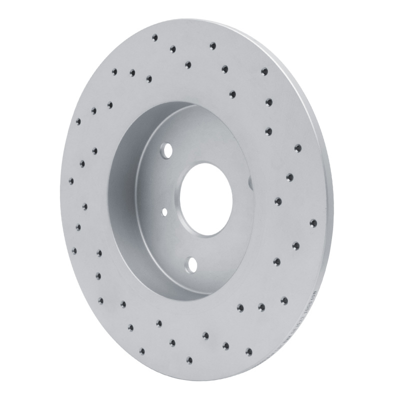 Smart Fortwo Brake Rotor (1) - Front Left - DFC - Drilled Geoperformance - `05-`16