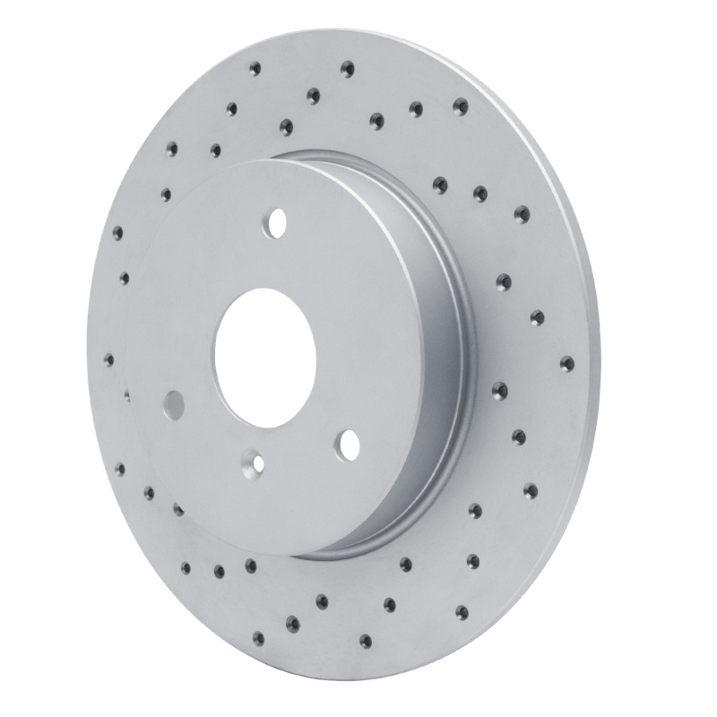 Smart Fortwo Brake Rotor (1) - Front Left - DFC - Drilled Geoperformance - `05-`16