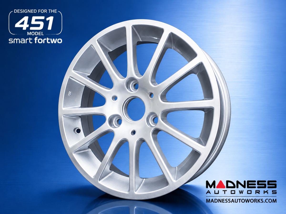 smart fortwo Wheel - 451 model - Rear - 15x5.5" - Design 1 - R72 - Replica
