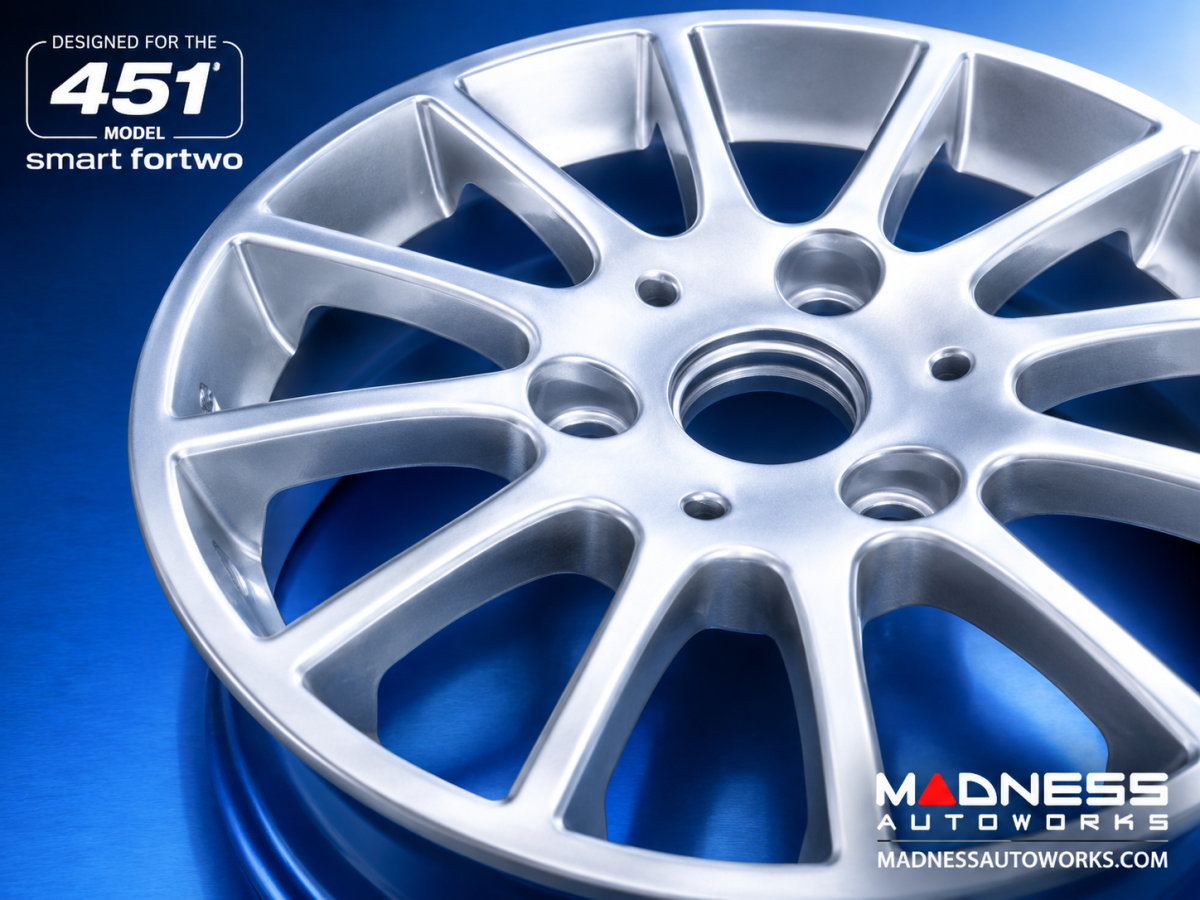 smart fortwo Wheel - 451 model - Rear - 15x5.5" - Design 1 - R72 - Replica