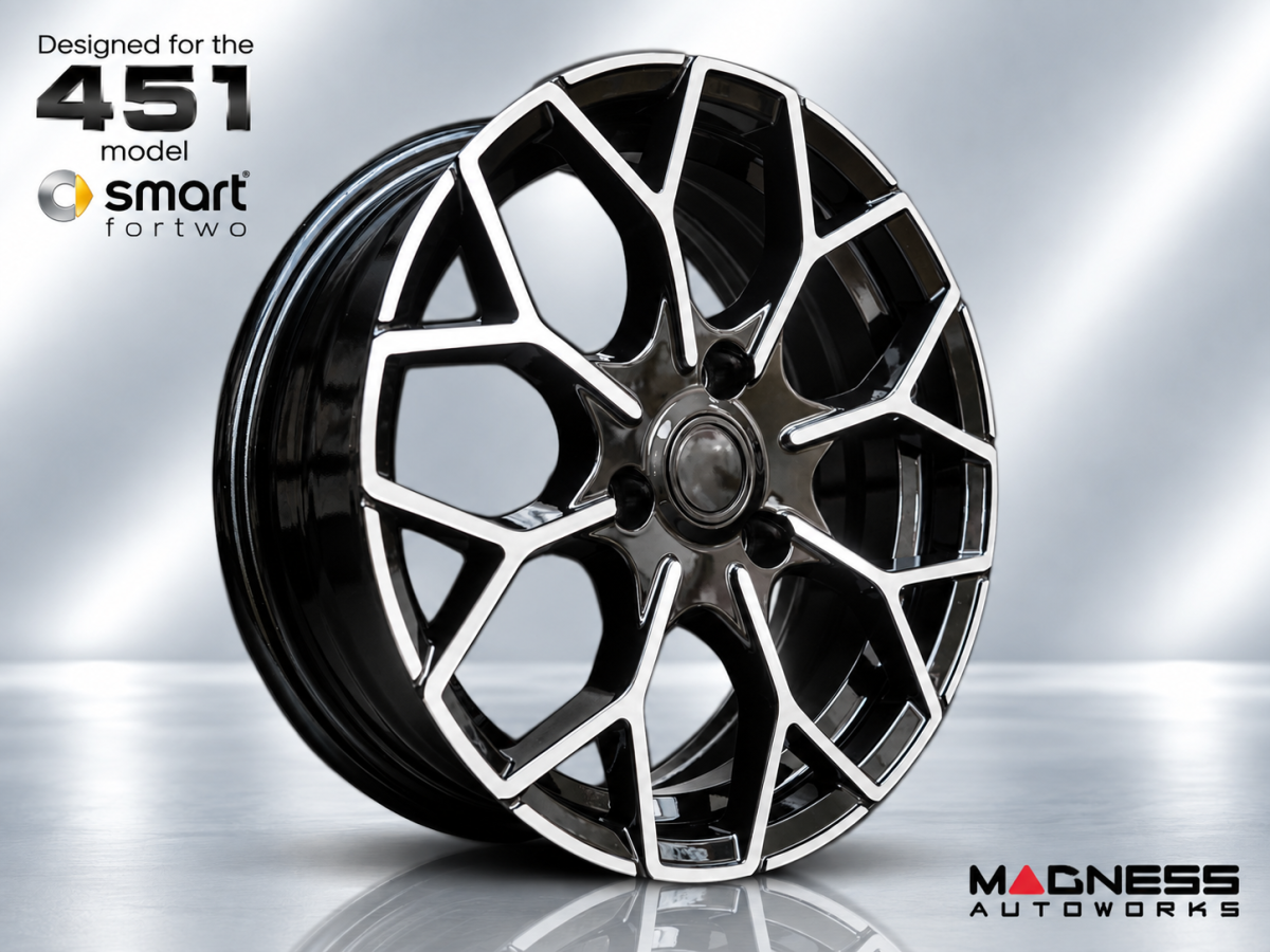 smart fortwo Custom Wheels - 451 Model - KUHLFX - Estremo BiColor - Single Wheel - 16"x6"