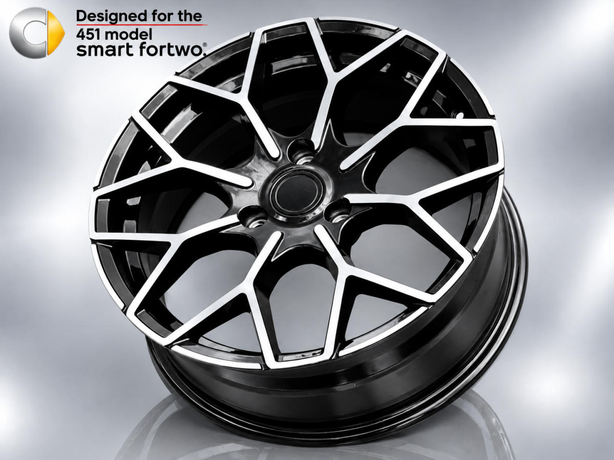 smart fortwo Custom Wheels - 451 Model - KUHLFX - Estremo BiColor - Single Wheel - 17"