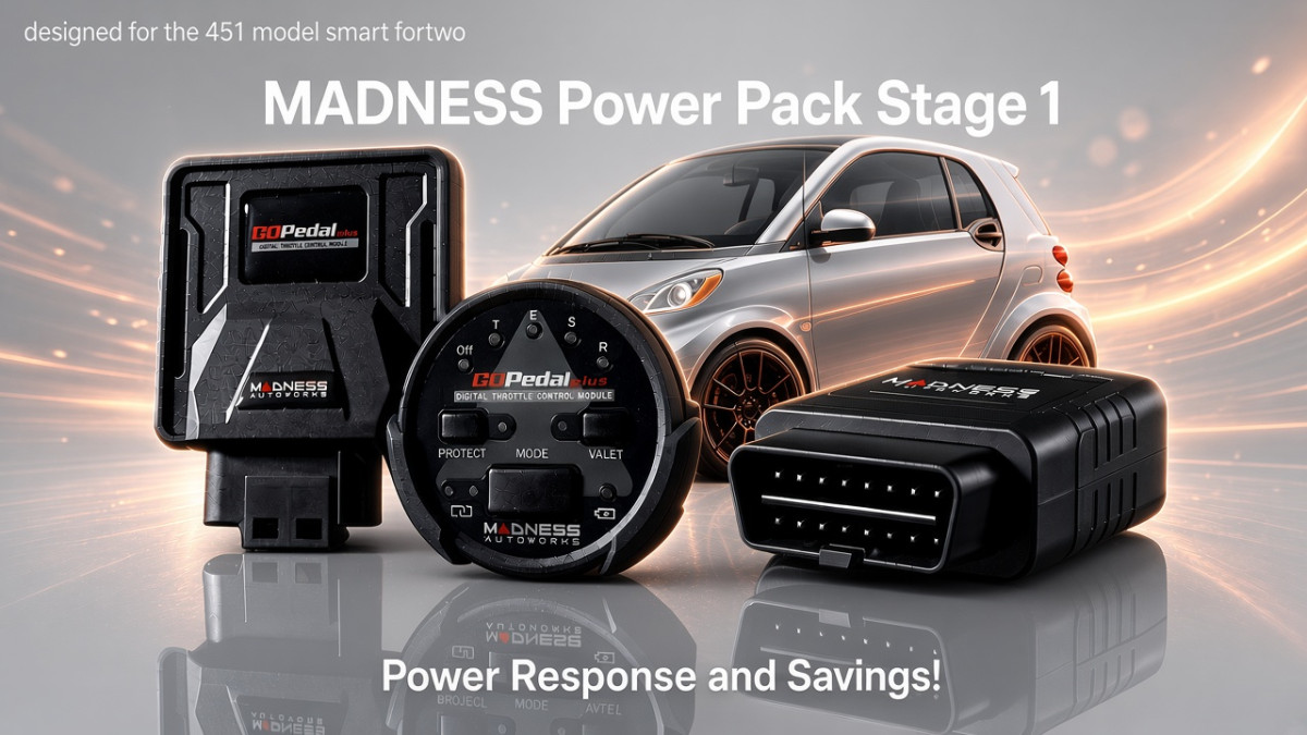 smart fortwo MADNESS Power Pack - 451 model - Stage 1