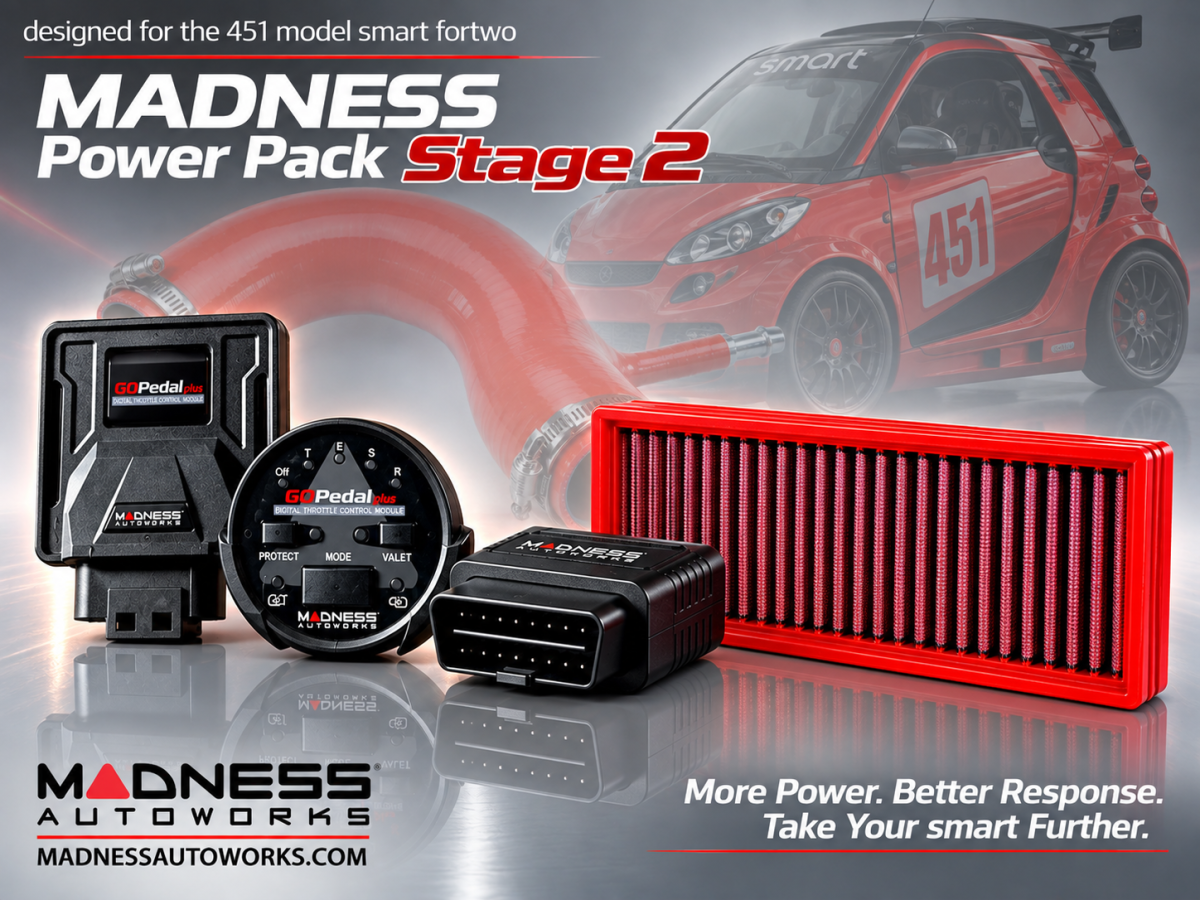 smart fortwo MADNESS Power Pack - 451 model - Stage 2
