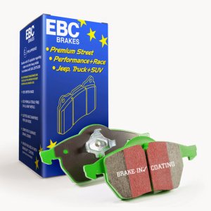 Smart Fortwo Brake Pads - Front - EBC - Greenstuff 2000 Series Sport - `16-`17