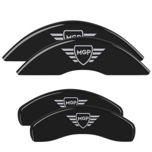 Smart Fortwo Caliper Covers - Front - MGP - Engraved MGP - Black - `05-`15