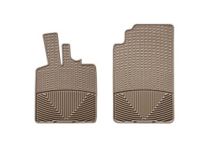 Smart ForTwo Floor Mats - Front - WeatherTech - Rubber, All-Weather - Tan - `08-`13
