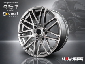 smart fortwo Custom Wheels - 451 Model - MB IX Replica - Single Wheel - 16" smart fortwo Custom Wheels - 451 Model - MB IX Replica - Single Wheel - 16"