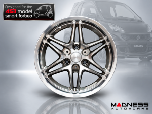 smart fortwo Custom Wheels - 451 Model - MB VII Replica - Single Wheel - 16" smart fortwo Custom Wheels - 451 Model - MB VII Replica - Single Wheel - 16"