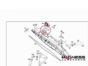 smart fortwo Oil Cap O-Ring - 451 model