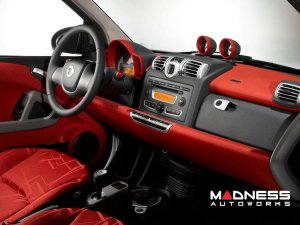 smart fortwo Pod Rings (set of 2) - 451 model - Semi-Metallic Red