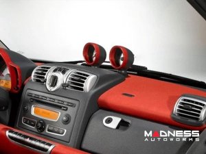 smart fortwo Pod Rings (set of 2) - 451 model - Semi-Metallic Red