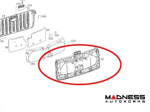 smart fortwo - Rear Door - 451 model - Tail Gate Frame