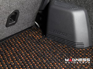 smart fortwo Cargo Area Cover - 451 model - Carpet - Coco Mats - Black/ Orange