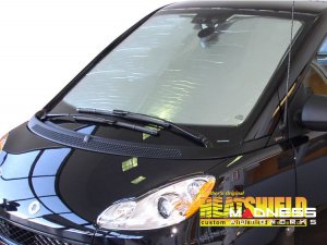 smart fortwo Windshield Sun Shade - 451 model - Heatshield - Cabrio