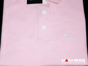smart fortwo Women Pink Polo w/ smart Silhouette