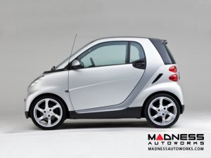 smart fortwo Custom Wheels - 451 model - Lorinser - Set of 4 - Brilliant Silver