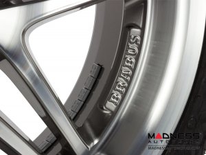 smart fortwo Custom Wheels - BRABUS - Monoblock VII - Set of 4 - Gloss Silver Finish - 15"/ 17" 