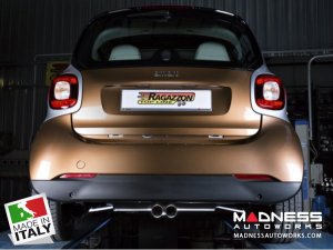smart fortwo Performance Exhaust - 453 - Ragazzon - Top Line - Center Exit / Dual Tip