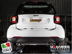 smart fortwo Performance Exhaust - 453 - Ragazzon - Top Line - Dual Exit / Quad Tip
