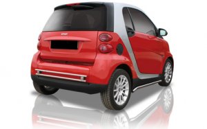 smart fortwo Side Rails - 451 model - Chrome 