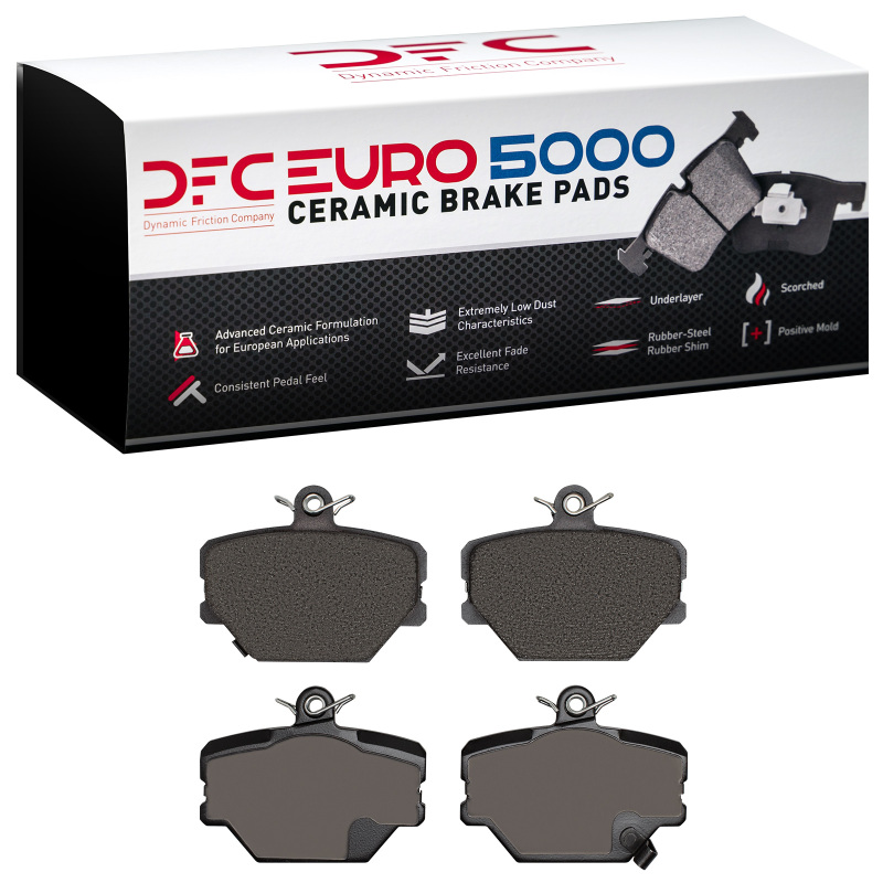 Smart Fortwo Brake Pads - Front - DFC - Euro 5000 Ceramic - `05-`16