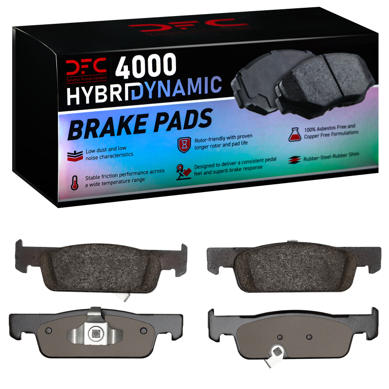 Smart Fortwo Brake Pads - Front - DFC - 4000 Hybridynamic - `16-`19