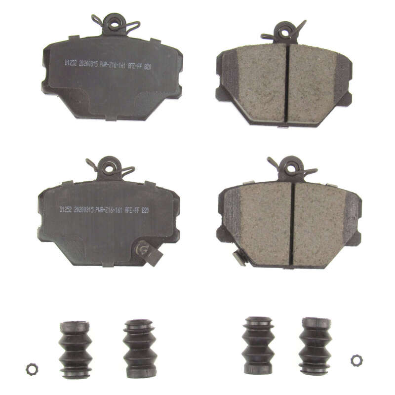 Smart Fortwo Brake Pads - Front - PowerStop - Z17 Evolution Ceramic - `05-`16