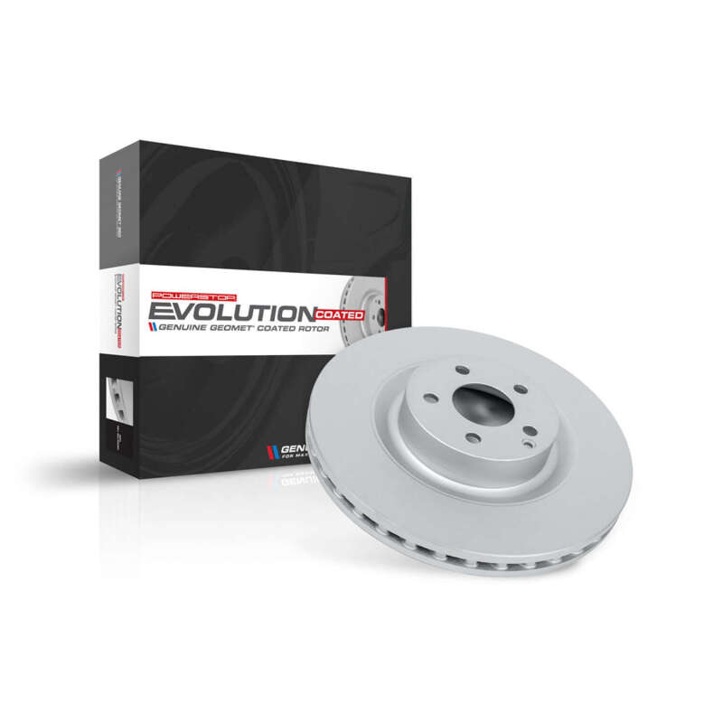 Smart Fortwo Brake Rotor (1) - Front - PowerStop - Evolution High Carbon Geomet - `08-`16