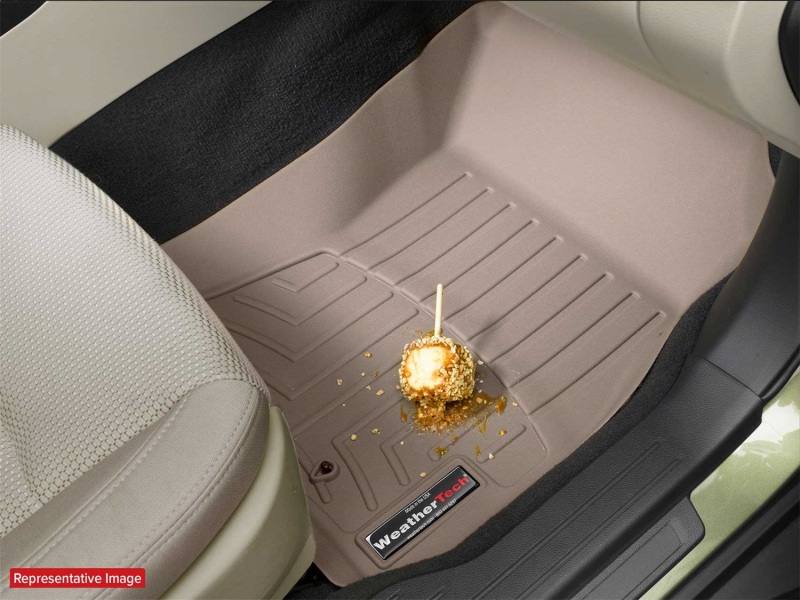 Smart ForTwo FloorLiner - Front - WeatherTech - DigitalFit - Grey - `08-`13