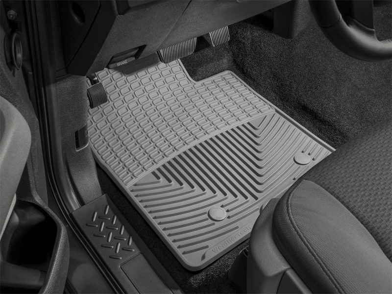 Smart ForTwo Rubber Floor Mats - Front - WeatherTech - All-Weather - Grey - `08-`13