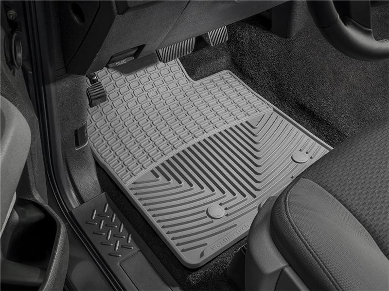 Smart ForTwo Rubber Floor Mats - Front - WeatherTech - All-Weather - Grey - `08-`13