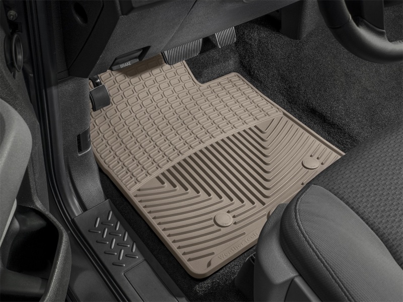 Smart ForTwo Floor Mats - Front - WeatherTech - Rubber, All-Weather - Tan - `08-`13