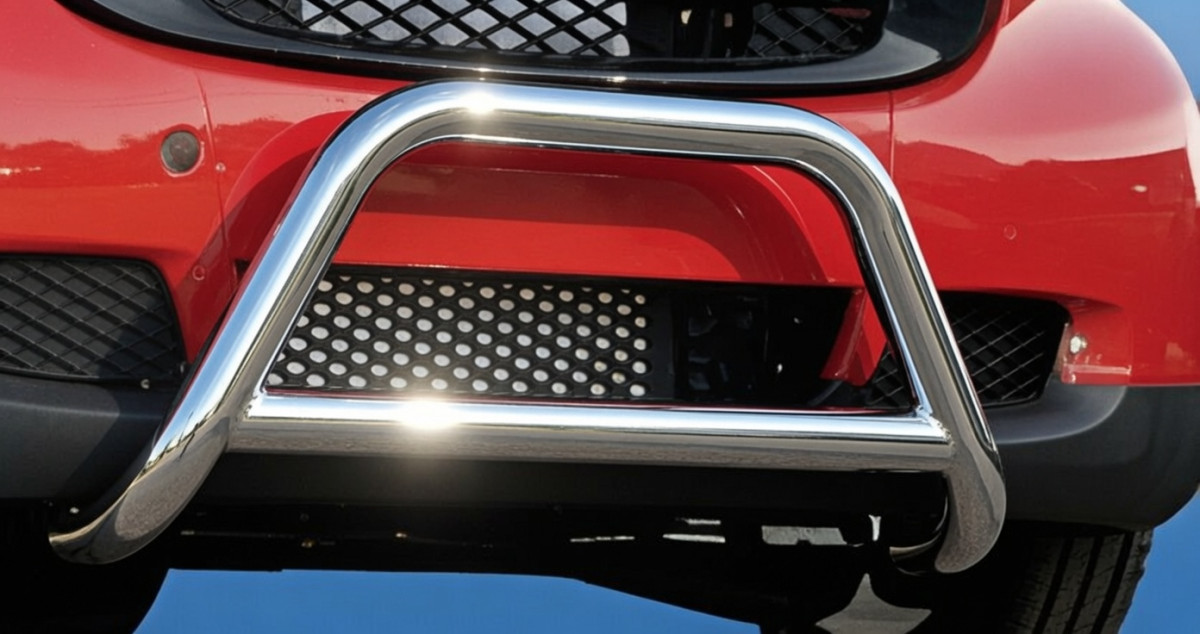 smart fortwo Front Bumper Bar - 451 model - Sport Bar - Chrome