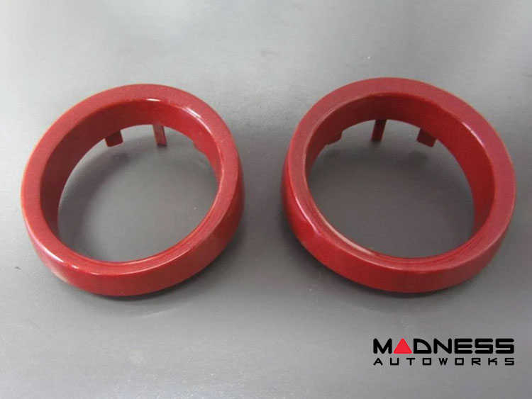 smart fortwo Pod Rings (set of 2) - 451 model - Semi-Metallic Red