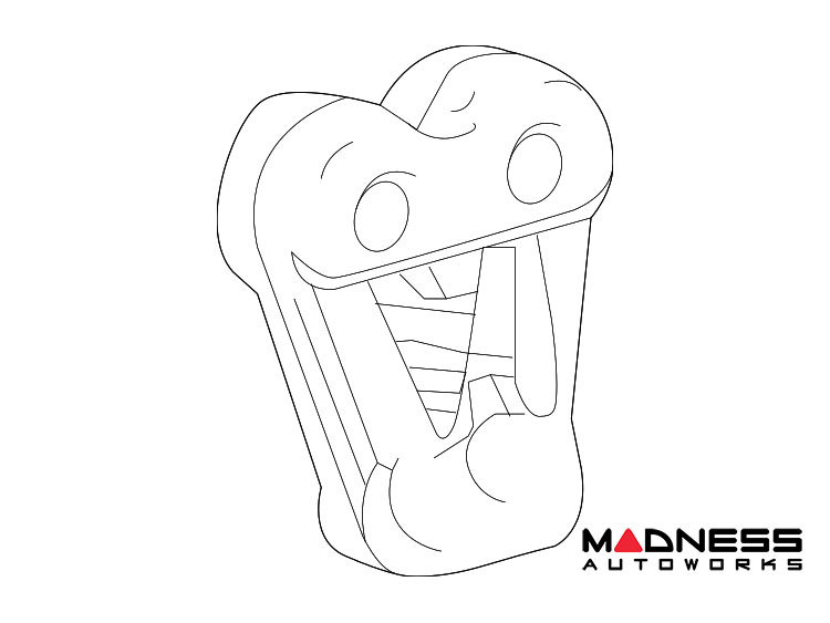 smart fortwo Exhaust Hanger - 451 model - Genuine