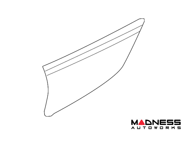 smart fortwo Door Pocket - 451 - Genuine - Right Side - w/o Leather